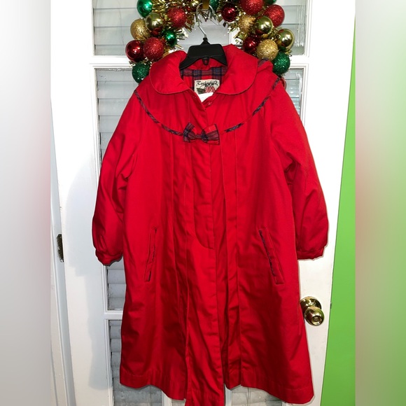 Rothschild Other - Rothschild Red Trench Coat Weather-Resistant Design